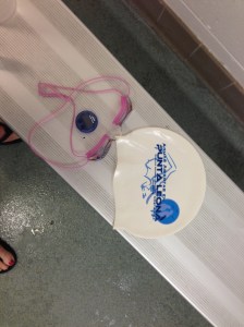 Mile swim at Punta Leona, Costa Rica in April 2012.