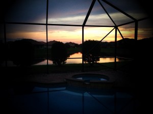 Treasure Coast sunset. 